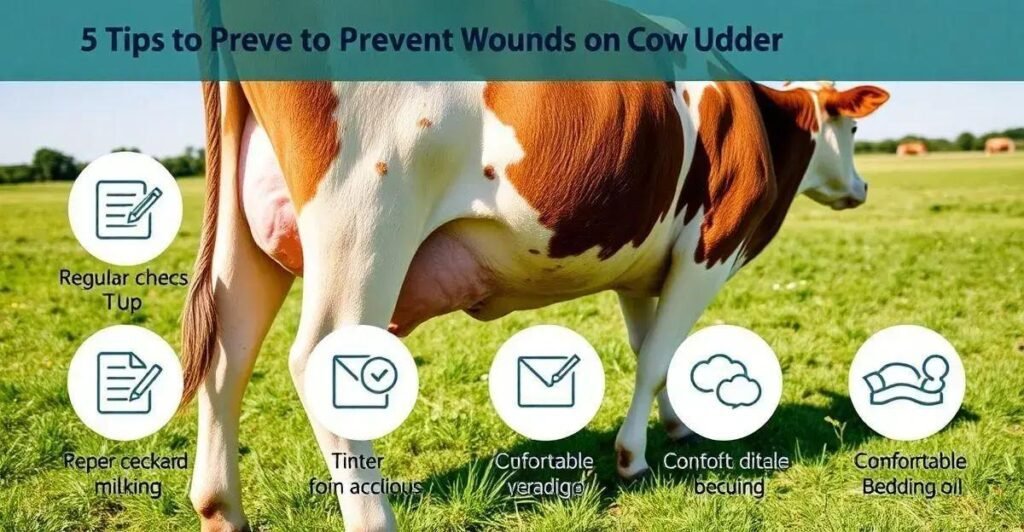 5 Dicas para Prevenir Feridas no Úbere da Vaca