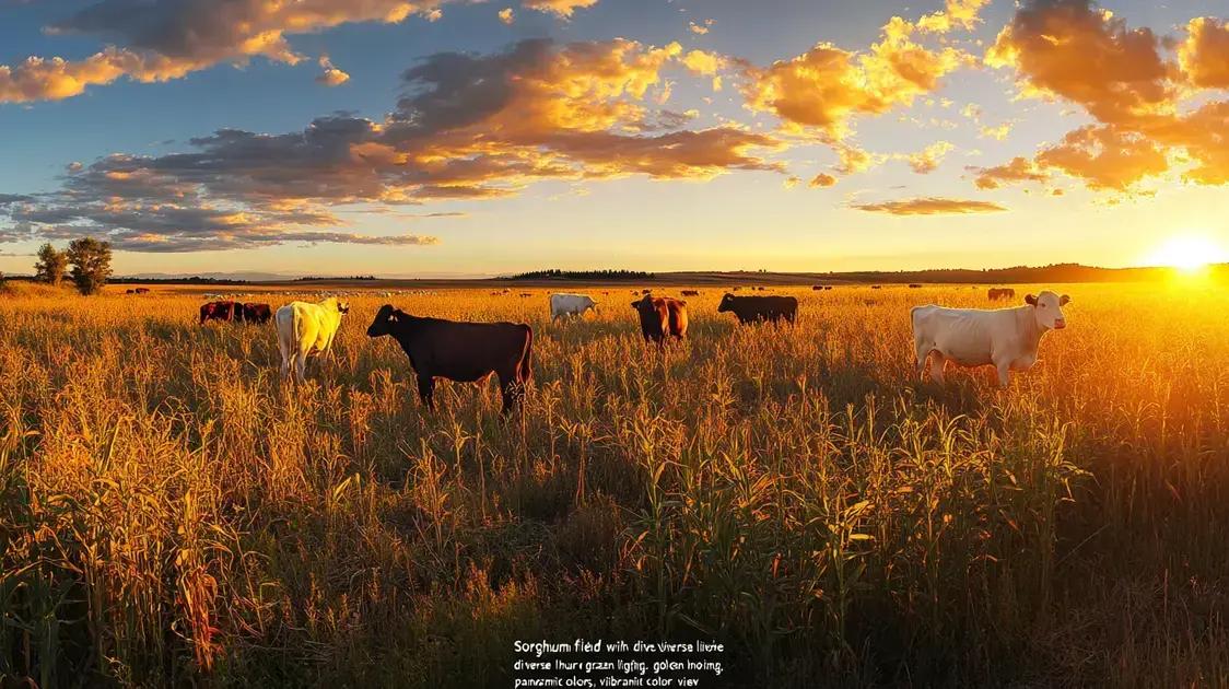 Desafios e limitações do uso de sorgo para alimentação animal