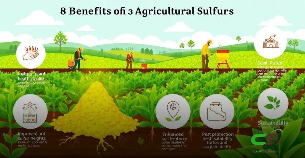 8 Benefícios do Enxofre Agrícola para a Agricultura Moderna