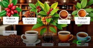 8 Espécies de Café que Você Precisa Conhecer