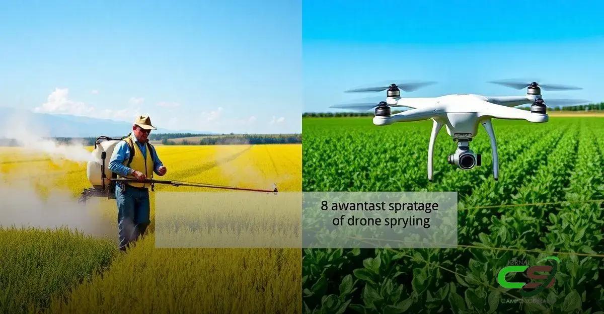 Comparação entre métodos tradicionais e drones