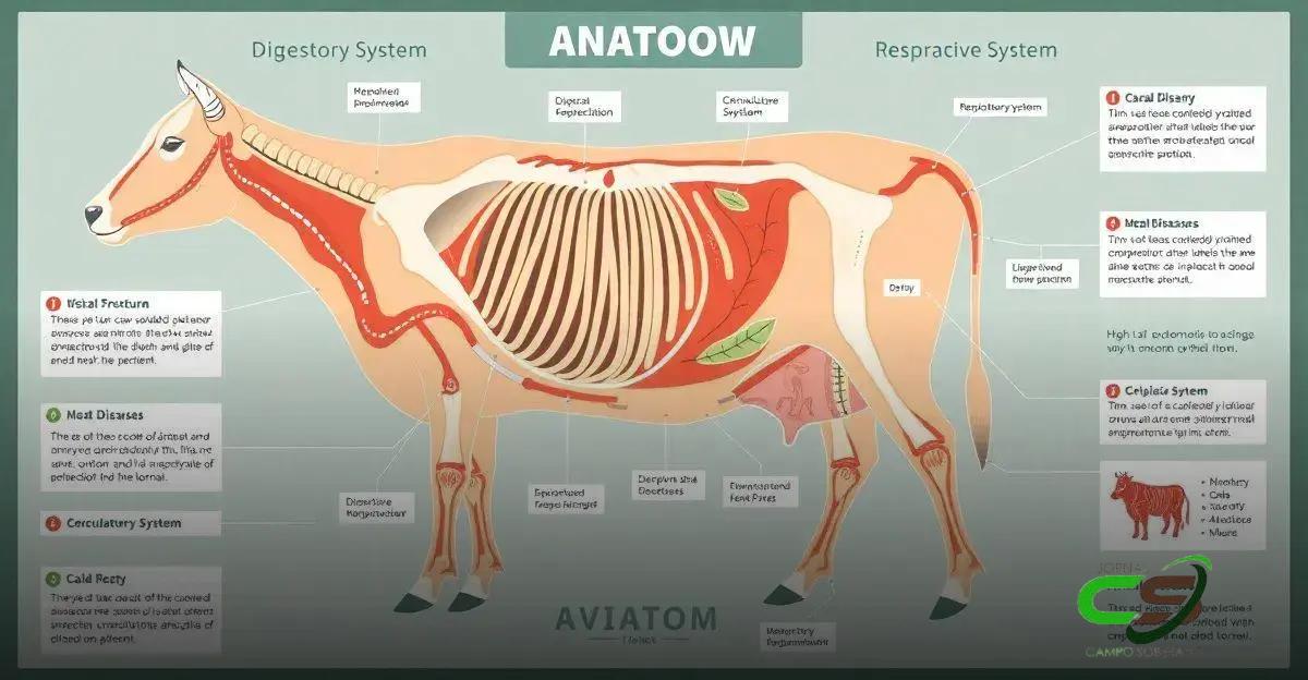 Doenças Comuns Relacionadas à Anatomia da Vaca