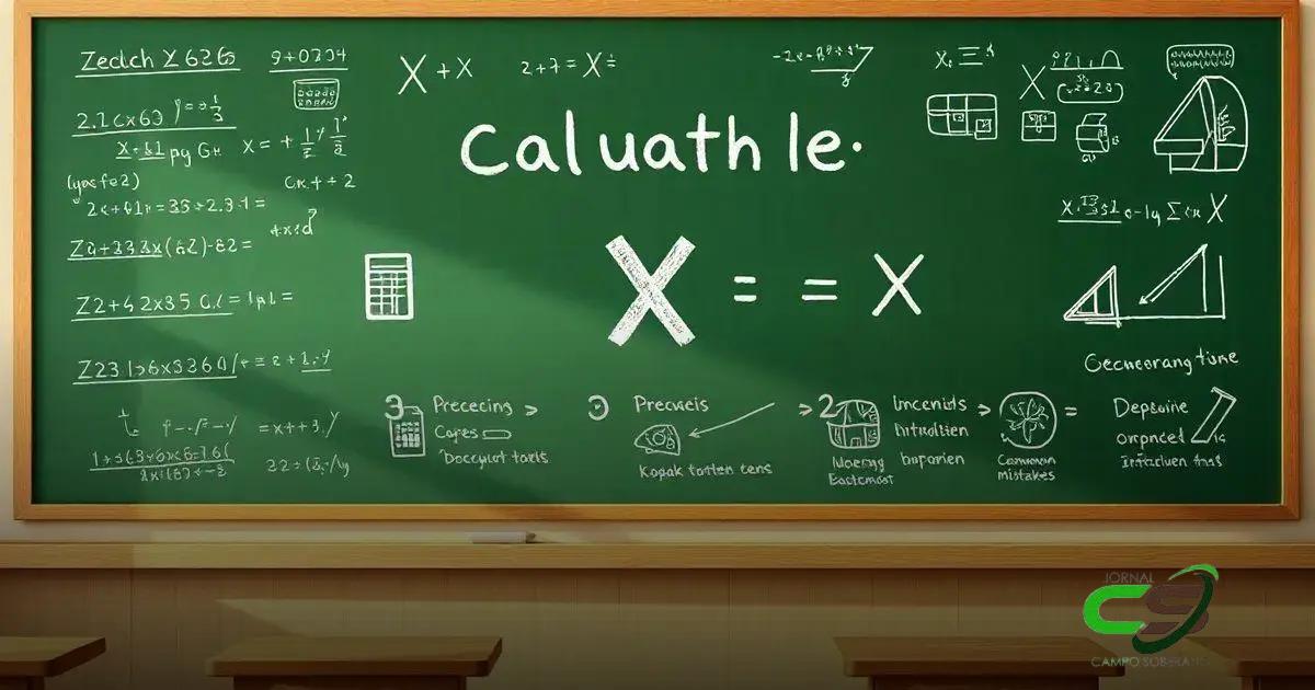 Importância de saber calcular X