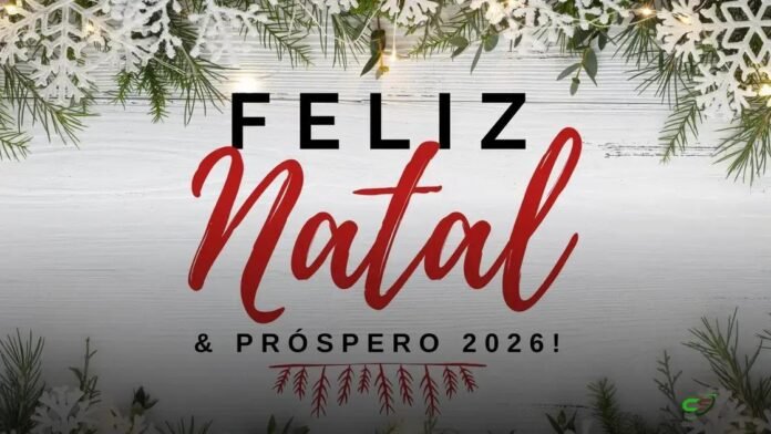Boas festas: PecSite encerra 2025 e deseja um 2026 extremamente profícuo