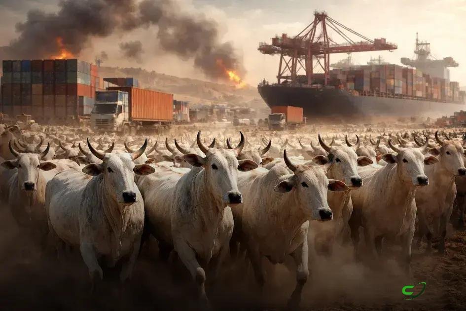 Guerra no Oriente Médio freia alta do boi gordo e acende alerta no mercado